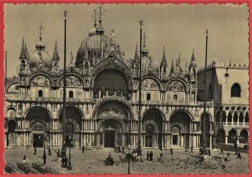 [Ansichtskarte] Italien - Venedig : Die Basilika St. Markuskirche / Italie - Venise : Basilique St Marco / Italy - Venice. 