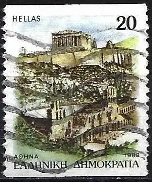 Griechenland 1988 - Mi 1705C - YT 1687B - Athen : Die Akropolis