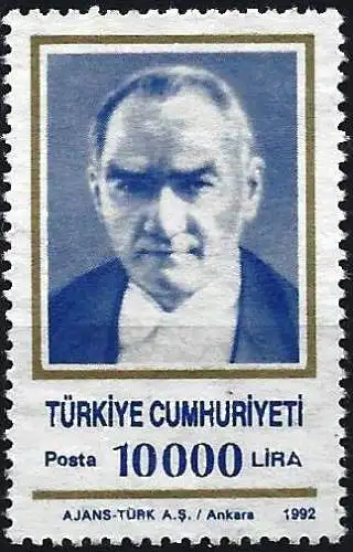 Türkei 1992 - 1992 - Mi 2951 - YT 2699 - Kemal Ataturk 