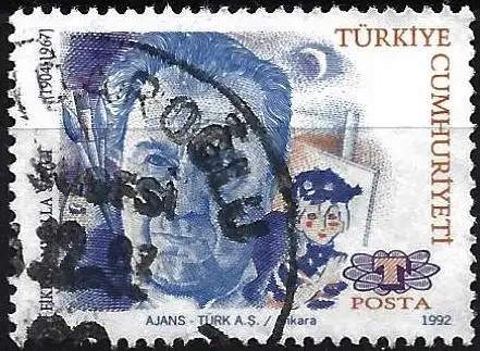 Türkei 1993 - Mi 2975A - YT 2723 - Fikret Mualla Saygi, Kunstmaler