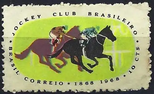 Brasilien 1968 - Mi 1176 - YT 857 - Hundertjahrfeier von Jockey Club - MNG