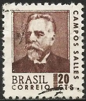 Brasilien 1967 - Mi 1154 - YT 843 - Präsident Manuel Ferraz de Campos Sales