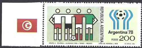 Argentinien 1978 - Mi 1341 - YT 1120 - Fußball Weltmeisterschaft - MNH