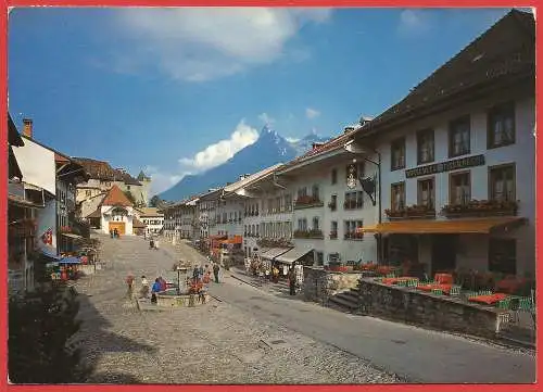 [Ansichtskarte] Schweiz - Gruyère : Hôtel de la Fleur de Lys. 