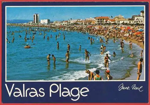 [Ansichtskarte] France - Hérault ( 34 ) Valras-Plage : La plage /
Frankreich : Der Strand. 
