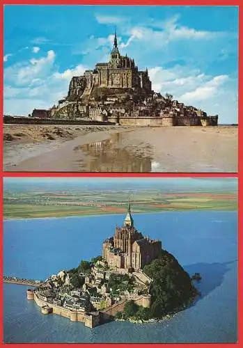 [Ansichtskarte] Manche ( 50 ) 2 cartes du Mont Saint-Michel / Frankreich. 
