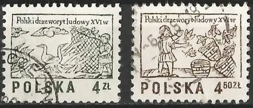 Polen 1977 -  Mi 2537/38 - YT 2366/67