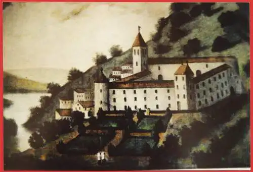 [Ansichtskarte] France - Haute- Loire ( 43 ) Pébrac : L'abbaye, peinture du 19ème /
Frankreich : Abteil, Gemälde des 19. Jahrhunderts ( Fotografie ). 