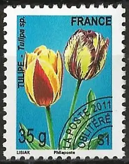 Frankreich 2011 - Mi 5155 - YT Po 259 - Blume : Tulpe ( Vorausentwertungen )