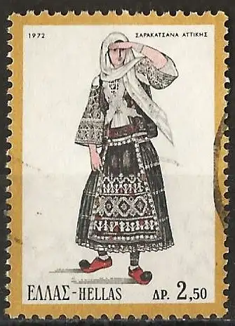 Griechenland 1972 - Mi 1098 - YT 1076 - Regionale Tracht