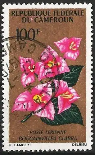 Kamerun 1966 - Mi 468 - YT Pa 83 - Blume - Flugpost 