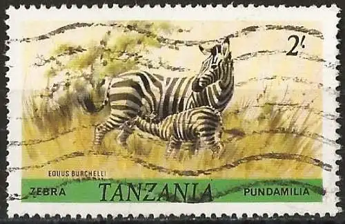 Tansania 1980 - Mi 169 - YT 171  - Fauna : Zebra