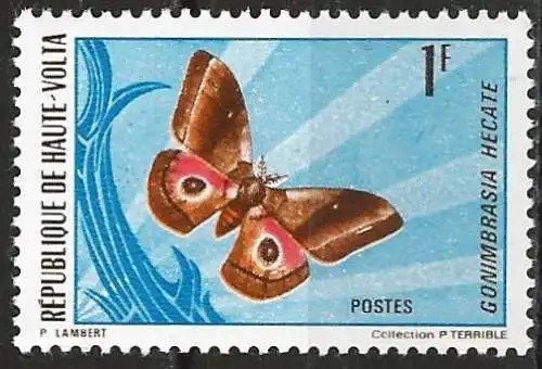 Obervolta 1971 - Mi 335 - YT 242 - Schmetterling - MNH