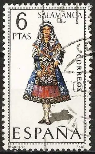 Spanien 1970 - Mi 1859 - YT 1609 - Traditioneller Tracht