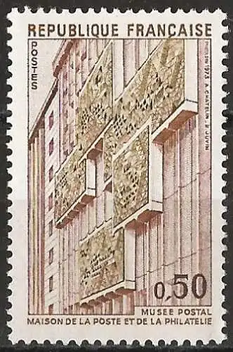 Frankreich 1973 - Mi 1862 - YT 1782 - Postmuseum- MNH