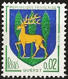 Frankreich 1964 - Mi 1459 - YT 1351B - Wappen von Guéret - MNG