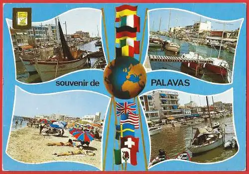 [Ansichtskarte] France - Hérault ( 34 ) Souvenir de Palavas-les-Flots  /
Frankreich. 