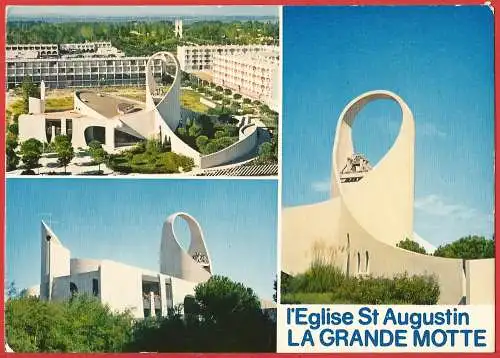 [Ansichtskarte] France - Hérault ( 34 ) La Grande-Motte : Eglise St-Augustin /
Frankreich : Kirche. 