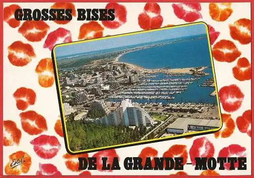 [Ansichtskarte] France - Hérault ( 34 ) La Grande-Motte : Le Port de plaisance /
Frankreich : Der Yachthafen. 