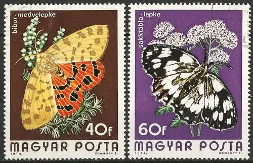 Nicaragua 1982 - Mi 2994/95A - YT 2394/95 - Schmetterlinge