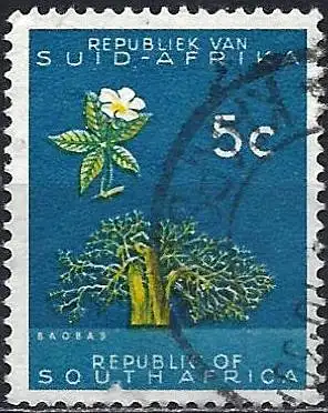 Südafrika 1961 - Mi 293 - YT 254 - Baum : Baobab