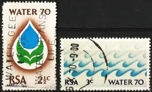 Südafrika 1970 - Mi 386/87 - YT 324/25 - Jahr des Wassers