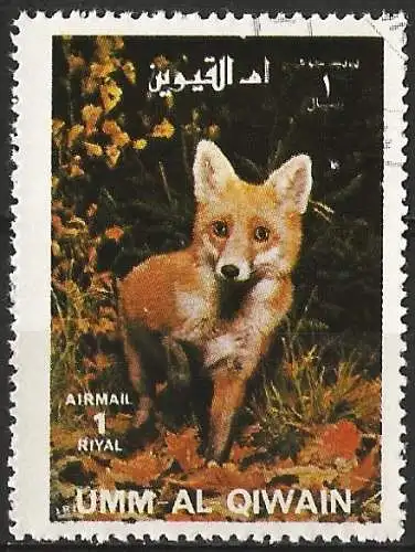 Umm al-Kaiwain 1972 - Mi 1143A - Tierwelt : Fuchs