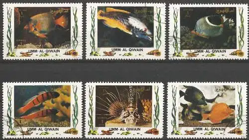 Umm al-Kaiwain 1972 - Mi 1306A... - Fische