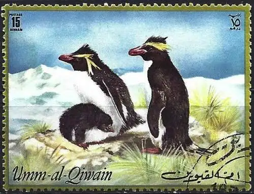 Umm al-Kaiwain 1968 - Mi 632A - Vogel : Pinguin