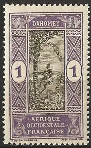 Dahomey 1913 - Mi 42 - YT 43 - MNH