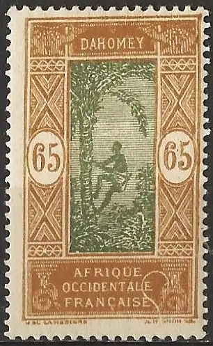 Dahomey 1926 - Mi 76 - YT 76 - MH