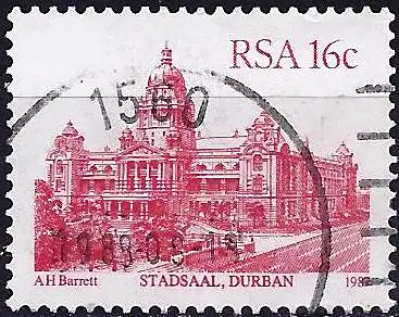 Südafrika 1987 - Mi 705 - YT 622 - Rathaus von Durban