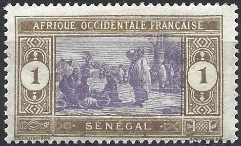 Senegal 1914 - Mi 53 - YT 53 - Einheimischer Markt - MH