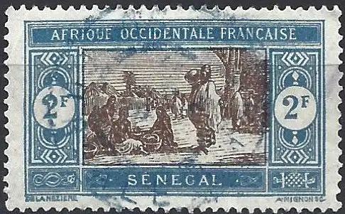 Senegal 1922 - Mi 86 - YT 86 - Einheimischer Markt