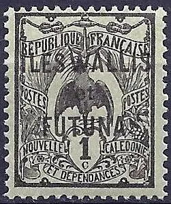 Wallis et Futuna 1920 - Mi 1 - YT 1 - Vogel : Kagu - MNH**