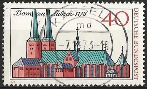 Deutschland BDR 1973 - Mi 779 - YT 629 - Der Dom von Lübeck