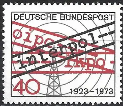 Deutschland BDR 1973 - Mi 759 - YT 609 - Interpol - MNH