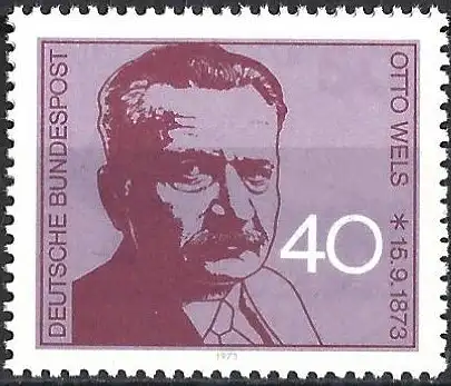 Deutschland BDR 1973 - Mi 780 - YT 630 - Otto Wels - MNH