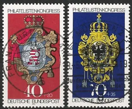 Deutschland BDR 1973 - Mi 764/65 - YT 614/15 - Philatelistische Ausstellung : IBRA München