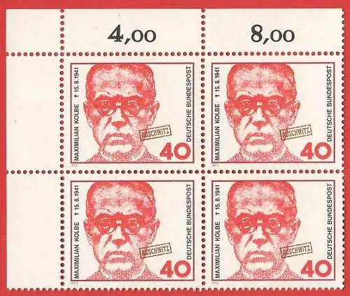 Deutschland BDR 1973 - Mi 771 - YT 621 - Kolbe, Maximilian - MNH