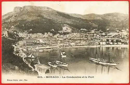 [Ansichtskarte] Monaco - Monte Carlo : Le port / Der Hafen. 