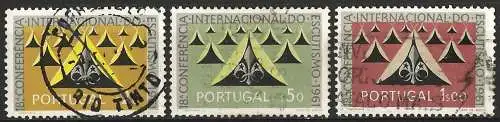 Portugal 1962 - Mi 917/19 - YT 898/900 - Scouting