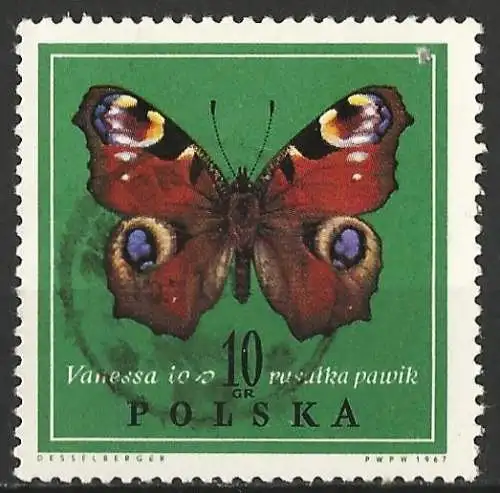 Polen 1967 - Mi 1797 - YT 1651 - Schmetterling 