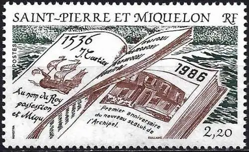 St. Pierre & Miquelon 1986 - Mi 538 - YT 470 - MNH