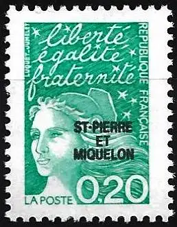 St. Pierre & Miquelon 1997 - Mi 739 - YT 657 - Marianne von Luquet - MNH