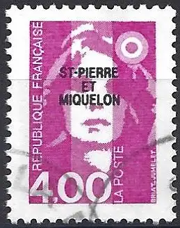 St. Pierre & Miquelon 1992 - Mi 632 - YT 556 - Marianne von Briat