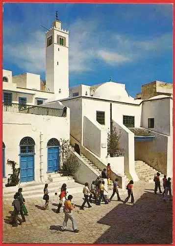 [Ansichtskarte] Tunisien - Sidi Bou Saïd : Die Moschee. 