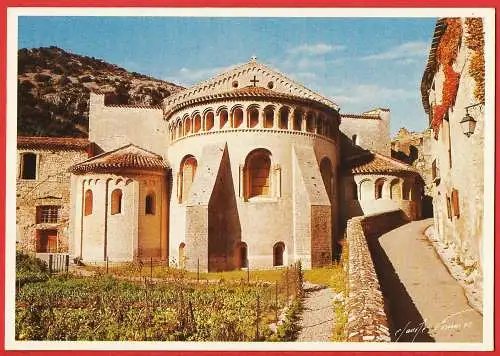 [Ansichtskarte] France - Hérault ( 34 ) St-Guilhem-le-Désert : Abbatiale  /
Frankreich : Die Abteikirche. 