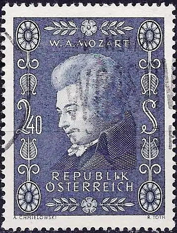 Österreich 1956 - Mi 1024 - YT 857 - Amadeus Mozart