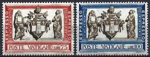 Vatikan 1960 - MI 355/56 - YT E15/16 - Express : Wappen von Papst Johannes XXIII - MNH